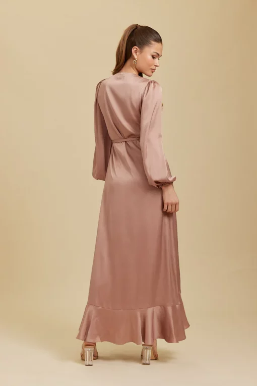 Dry Lake Shauni Dress Dusty Pink