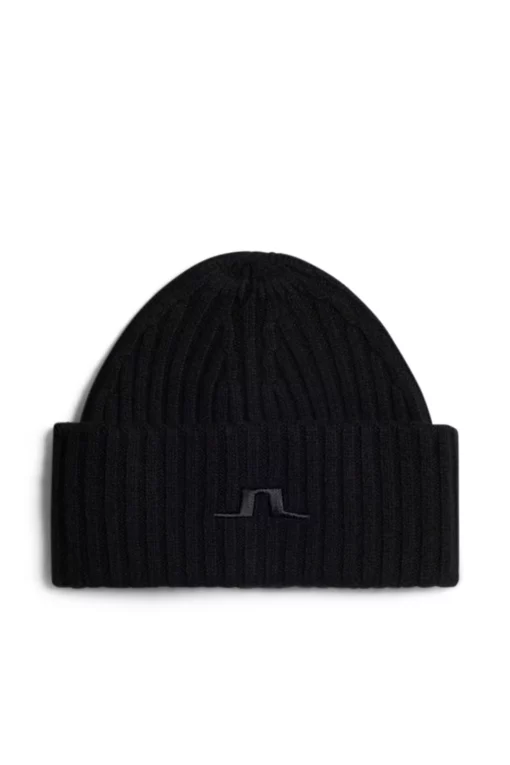 J.Lindeberg Jive Wool Beanie Black