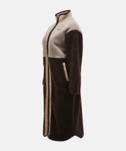 Peak Performance Heavy Piile Oversized Long Women Avid Beige/Cliff Edge