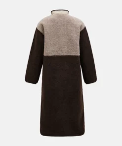 Peak Performance Heavy Piile Oversized Long Women Avid Beige/Cliff Edge