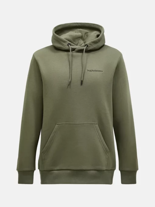 Peak Performance Original Small Logo Hood Men Pine Needle