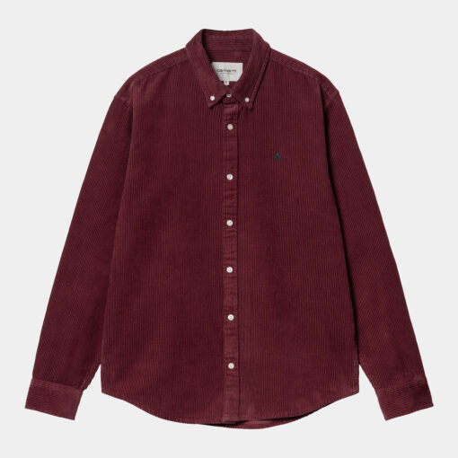 Carhartt WIP L/S Madison Cord Shirt Mlabec/Black