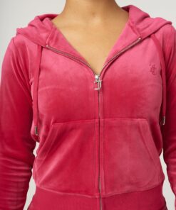 Juicy Couture Classic Velour Robertson Zip Hoodie Vivacious
