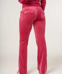 Juicy Couture Classic Velour Del Ray Pocket Pant Vivacious