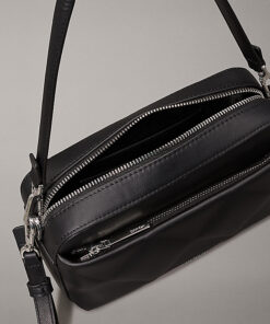 Calvin Klein Diamond Quilt Camera Bag Black