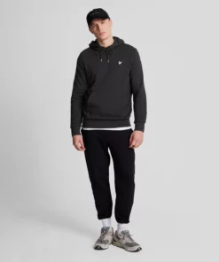Lyle & Scott Premium Diagonal Weave French Terry Hoodie Lacquer
