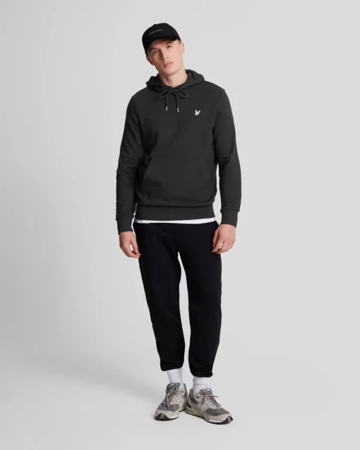 Lyle & Scott Premium Diagonal Weave French Terry Hoodie Lacquer