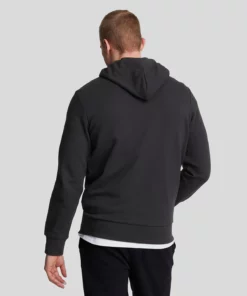 Lyle & Scott Premium Diagonal Weave French Terry Hoodie Lacquer