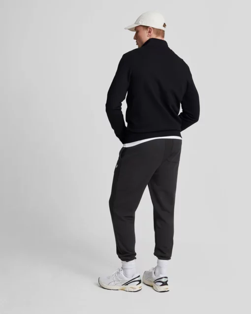 Lyle & Scott Premium Diagonal Weave French Terry Joggers Lacquer