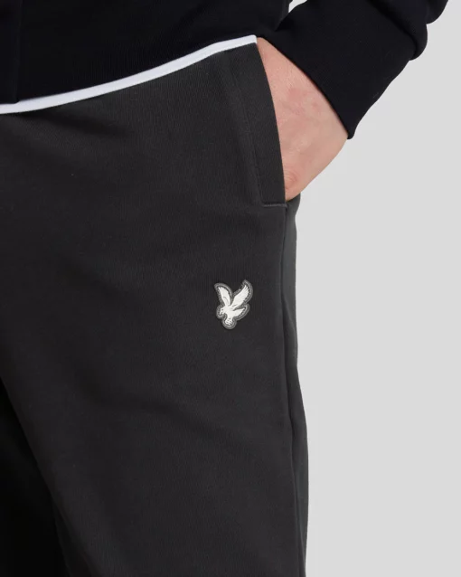 Lyle & Scott Premium Diagonal Weave French Terry Joggers Lacquer
