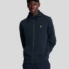 Lyle & Scott Zip Through Hoodie Dark Navy