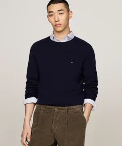 Tommy Hilfiger Pure Lambswool Crew Neck Desert SKy