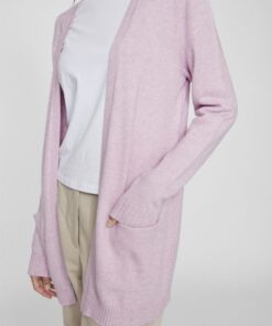Vila Ril Open Cardigan Winsome Orchid