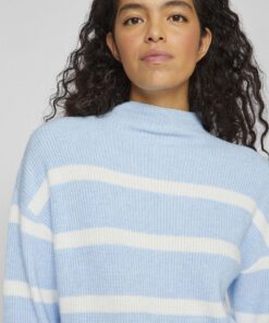 Vila Ril Mockneck Knit Kentucky Blue