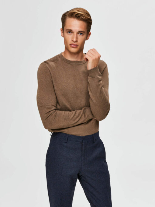 Selected Homme Berg Crew Neck Teak
