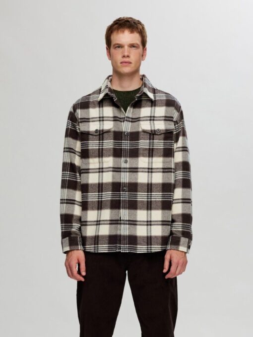Selected Homme Pablo Lano Overshirt Pure Cashmere