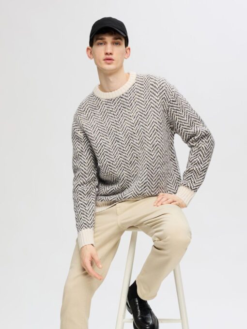 Selected Homme Harry Knit Tofu