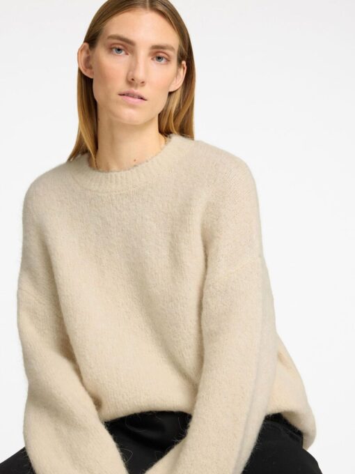 Selected Femme Gabella O-Neck Knit Birch