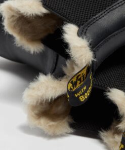 Dr. Martens 2976 Leonore Faux Fur Lined Chelsea Boots Black
