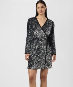 Yaselle Wrap Dress Silver