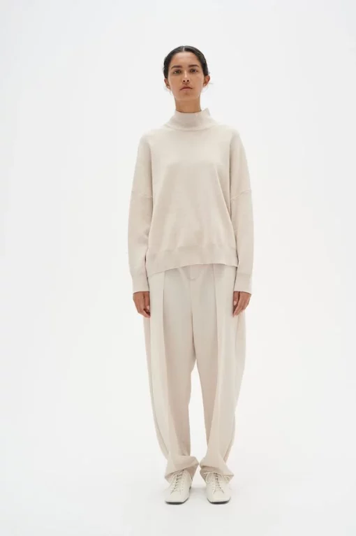 InWear Tenley Turtleneck Pullover Simply Taupe Melange