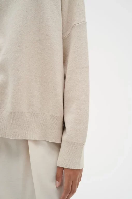 InWear Tenley Turtleneck Pullover Simply Taupe Melange