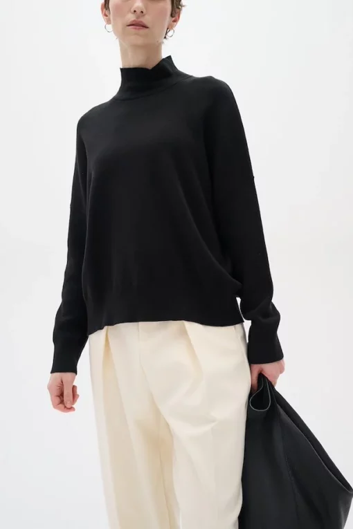 InWear Tenley Turtleneck Pullover Black