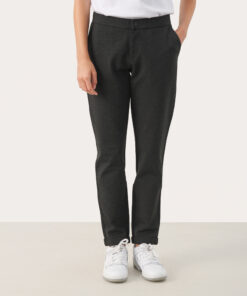Part Two Mighty Pants Dark Grey Melange