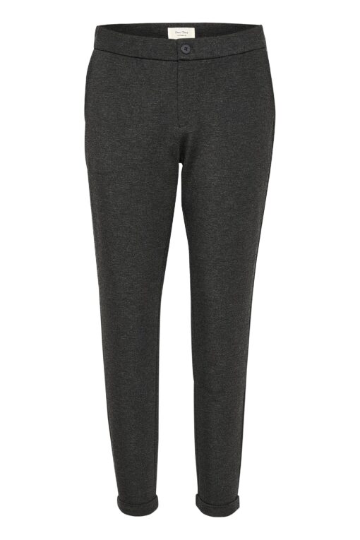 Part Two Mighty Pants Dark Grey Melange