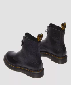 Dr. Martens 1460 Pascal Front Zip Boots Black