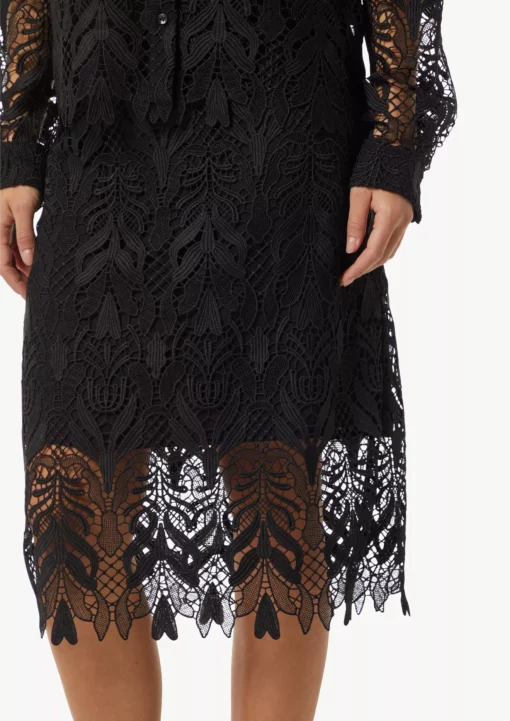 Comma, Lace Skirt Black