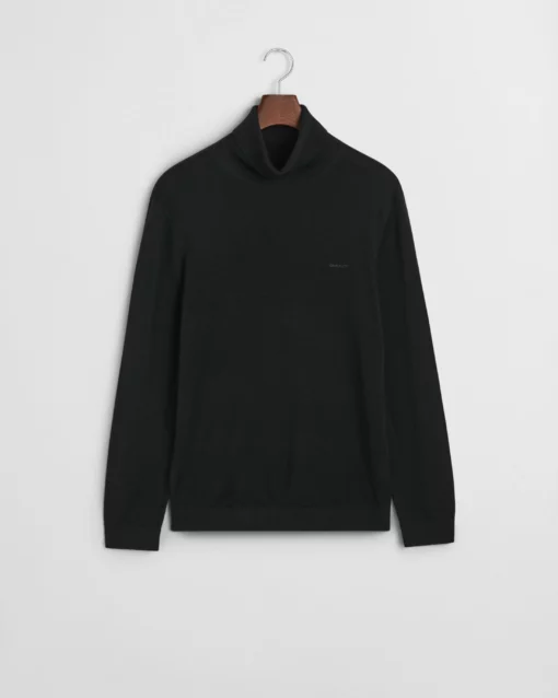 Gant Woman Wide Ribbed Wool Jumper Caramel Beige