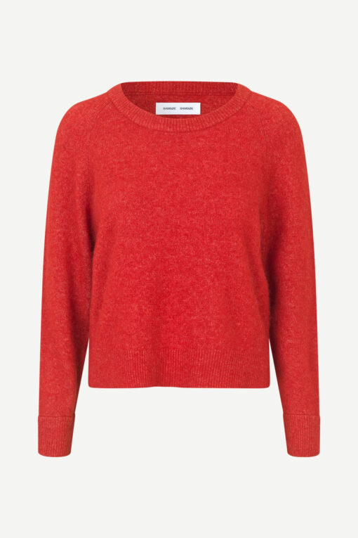 Samsøe Samsøe Nor O-neck Short Scarlet Sage