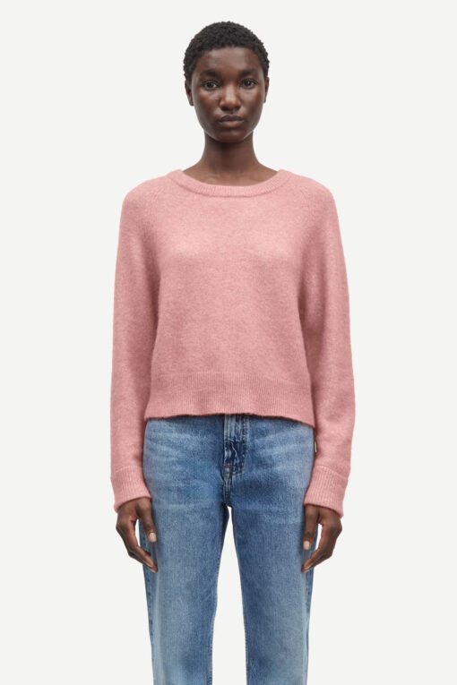 Samsøe Samsøe Nor O-neck Short Woodrose