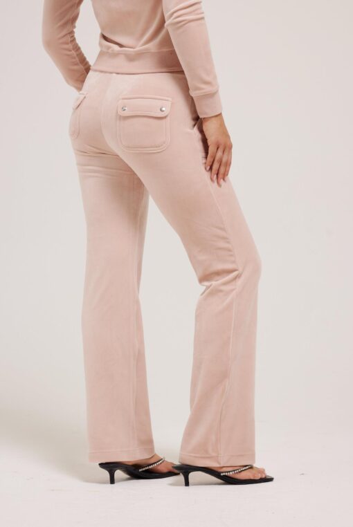 Juicy Couture Classic Velour Del Ray Pant Rose Dust
