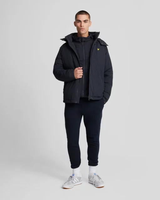 Lyle & Scott Padded Puffer Jacket Dark Navy