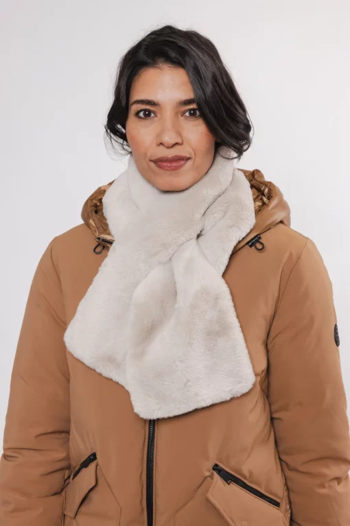 Rino & Pelle Stip Scarf Birch