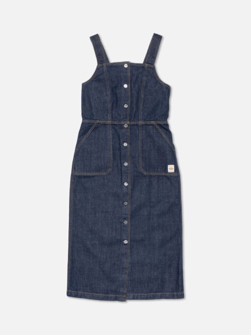 Nudie Jeans Mona Denim Dress 40s Redcast Dark Blue