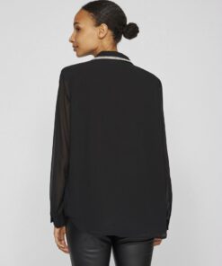 Vila Anlis L/S Shirt Black Beauty