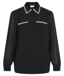 Vila Anlis L/S Shirt Black Beauty