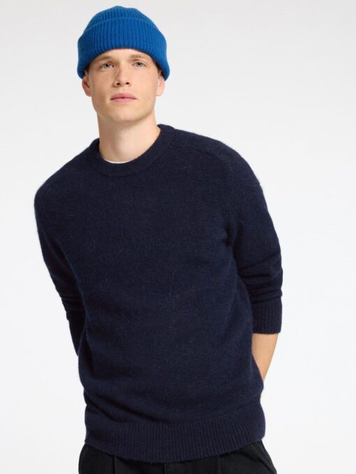 Selected Homme Rai Crew Neck Knit Sky Captain