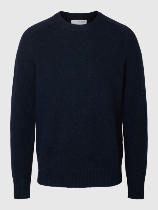 Selected Homme Rai Crew Neck Knit Sky Captain