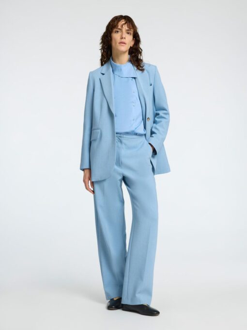 Selected Femme Rita-Freia Straight Pant Endless Sky