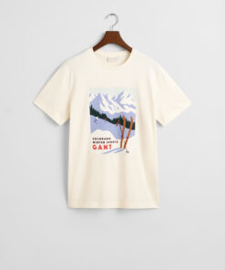 Gant Winter Sports T-shirt Cream