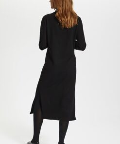 Saint Tropez Milasz Roll Neck Long Dress Black