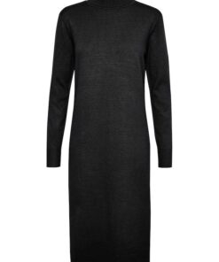 Saint Tropez Milasz Roll Neck Long Dress Black