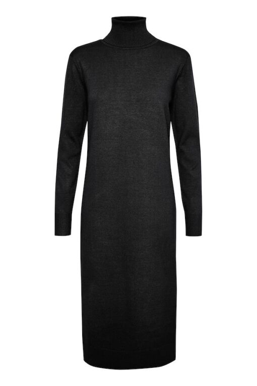 Saint Tropez Milasz Roll Neck Long Dress Black