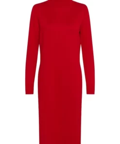 Saint Tropez Milasz Roll Neck Long Dress Racing Red
