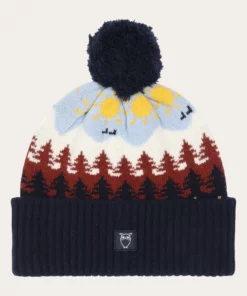 Knowledge Cotton Apparel Fair Isle Beanie