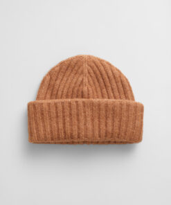 Gant Woman Alpaca Wool Blend Beanie Cocao Brown